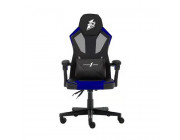 Gaming Chair 1STPLAYER P01 Black&Blue, PU And Nylon Mesh, Reinforced metal frame, moving armrest, 4 class Gaslift, 60mm Nylon caster, Backrest Adjuster:90°-135°,160KG Maximum Weight